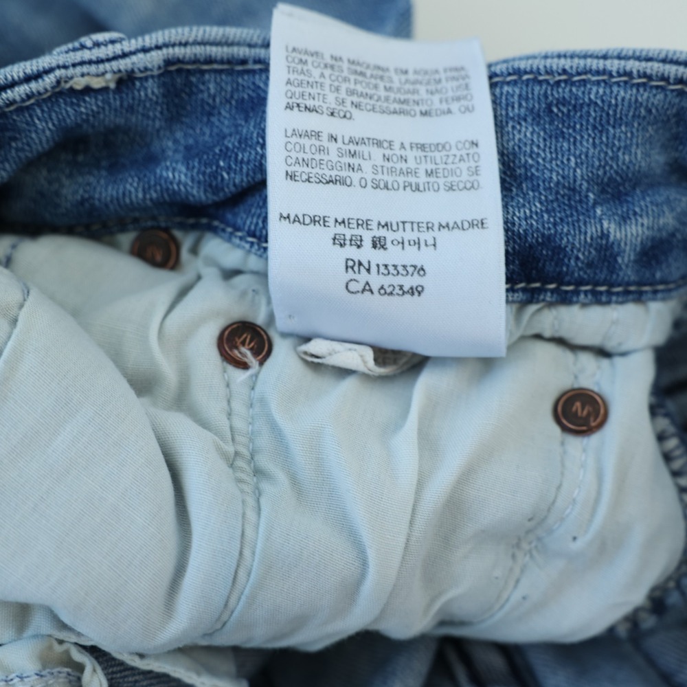 Mother The Looker Jeans Women's 27 Where There Is Smoke Ankle Step Fray‎ Skinny - Picture 10 of 16